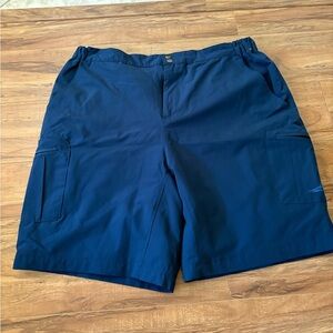Men's Navy Performance Cargo Shorts